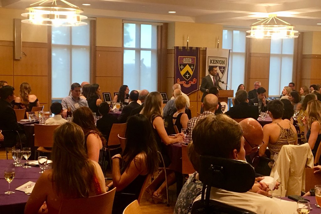 Kenyon College President Decatur Addresses Packed House